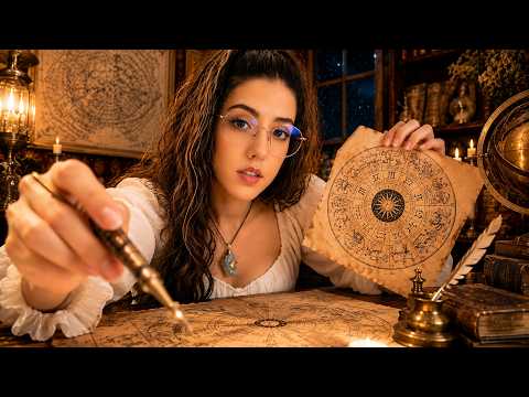 ASMR The Royal Astrologer Reads Your Fate in the Stars ✨ (RP Dark Academia, Paper Sounds)