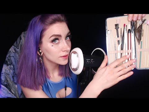 ASMR Ear cleaning, bamboo picks 👂🏻💫