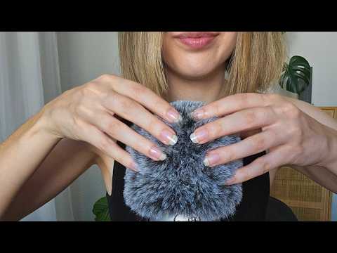 ASMR 30 Min Fluffy Mic Scratching & Base Tapping 💤 for Deep Sleep | No Talking