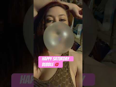 Bubblegum Bubble #asmrsounds #bubblegum