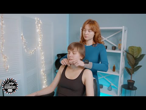 Divine ASMR Massage by Barber Lady Angelica for Skinny Girls