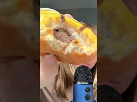 Eating the Minion Krispy Kreme’s Doughnjts #donutasmr