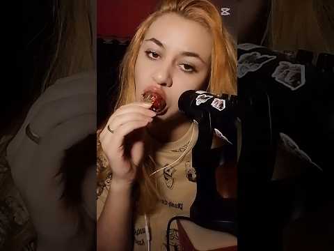 Asmr eating strawberry #asmr #relax #reels