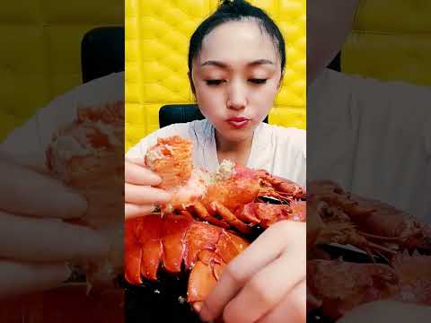 🦞🍤 Big Lobster Mukbang 🥢🔥 ASMR Seafood Feast & Eating Sounds 🎶 #EpicSeafood #먹방