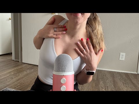 ASMR| New Body Triggers! Fabric Scratching, Collarbone Tapping & More