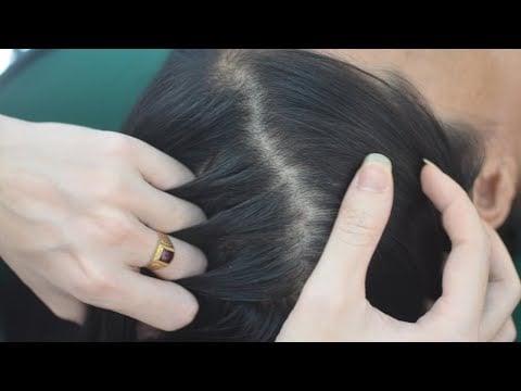 ASMR Sounds Of Scalp Scratching / Hair Parting On Real Person For Relieve Stress