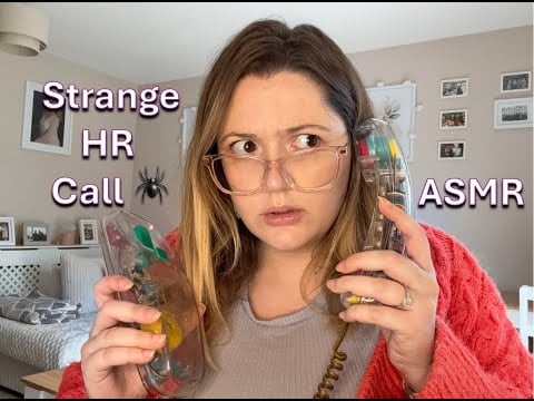 ASMR Roleplay: An Odd Day in the Office (Whispers, Tapping & Clicky Sounds)