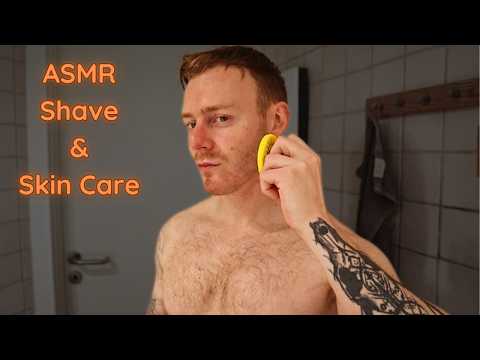 ASMR Shaving & Face Care | Soothing Sounds for Sleep
