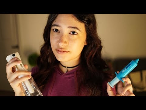 ASMR Personal Attention Triggers Compilation ❤️ | Water Spray, Makeup, Face Touching, etc.