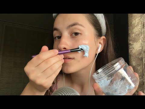 Asmr skin care in 1 minute