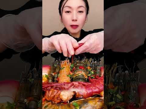 🦐🌶️ Epic Seafood Feast 🎵💥🤤  해산물 대왕 먹방 #EpicSeafood #해산물먹방