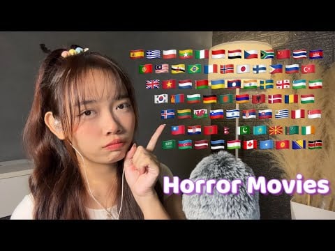 ASMR Horror Movies Name in 70 Different Languages (find your language for sleep)