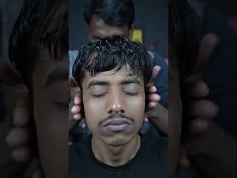 Very Hard Body Massage And Head Massage ASMR #shorts