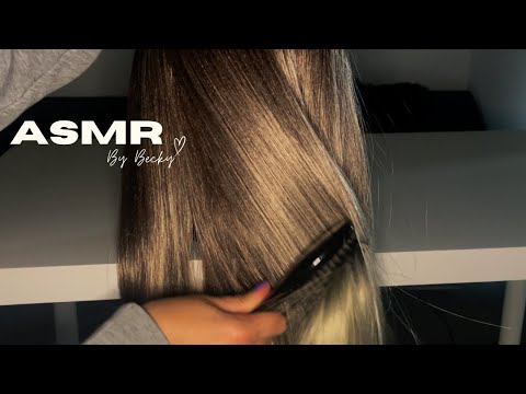 ASMR Hair Brushing & Play | Relaxing Hair Sounds for Tingles (No Talking)