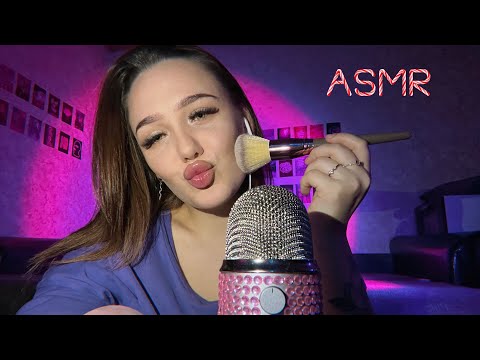 ASMR новогодний макияж 💄 / нюдовый макияж 💋