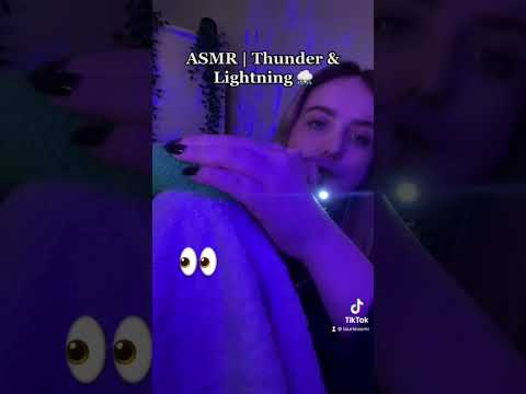 ASMR | Thunderstorm ⛈️  #shorts