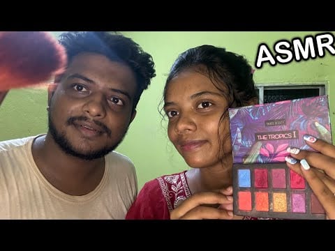 ASMR Doing My Girlfriend Makeup 💄