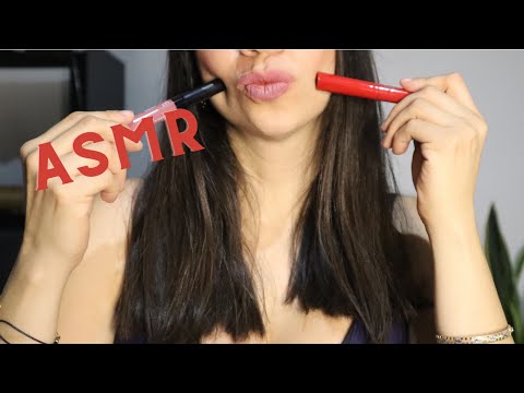 ASMR en Español | Probando lipstick | ASMR probando labiales