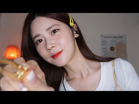 ASMR(SUB SOON)잠이 솔솔 헤어핀 꽂아 주는 가게 롤플레이/Relaxing Hairpin shop Roleplay