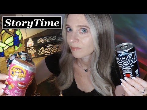 ASMR Gum Chewing, Drinking Oreo Coke | StoryTime My Vacation | Whispered Chit Chat