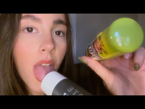 ASMR- Spit painting with liquid shaking sounds (highly requested)🌊