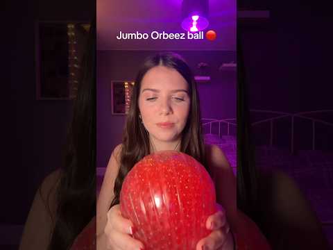 Jumbo Orbeez ball ❤️ #relax #asmrtriggers #triggers #relaxingtriggers #relaxing #asmrvideos #tapping