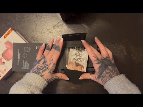 Lo-Fi unboxing ASMR 🎧📦 (inaudible, fast triggers)