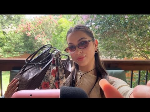 ASMR Chaotic Whats in my Summer Bag? ☀️🍃 