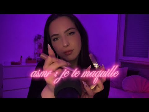 ASMR RP : je te maquille (bruits de bouche, visuel et tapping..)