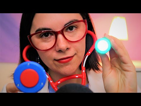 ASMR Doctor Tiny Tools Exam , Tingly Taps 👩‍⚕️🩺