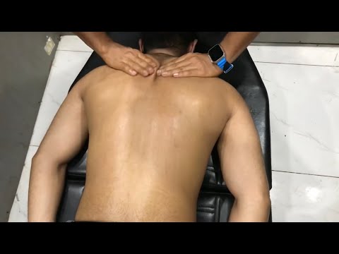 Deep Relief Back & Spine Massage With Oil | ASMR VIDEO | 