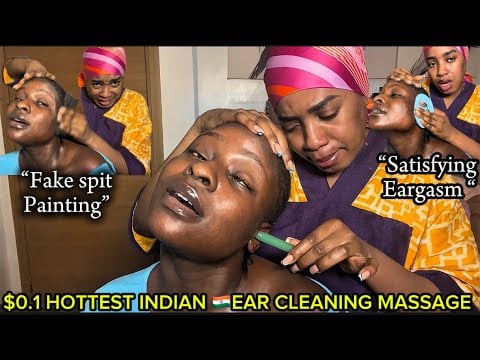 ASMR INTENSE SPITPAINT,GUM CRACKING SOUNDS, EAR OILING&CLEANING MASSAGE 💆in NIGERIA 🇳🇬 