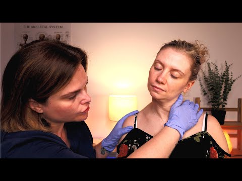 ASMR Real Person Orthopaedic Examination | Tech Neck Assessment
