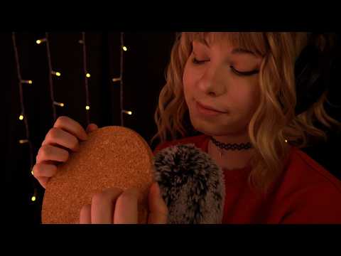 ASMR | "shh, it's okay" close up whispering & bassy cork tapping