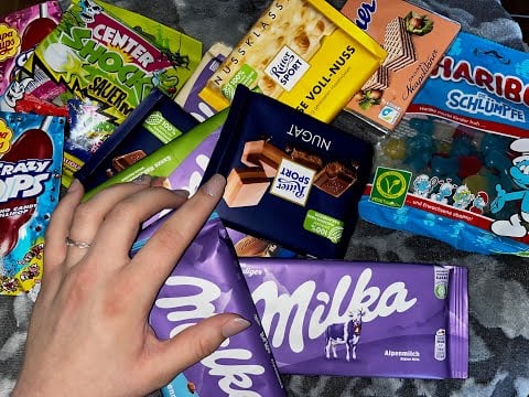 ASMR German Candy Hall | No talking, Crinkles, Tapping