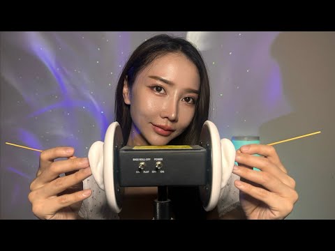 ASMR relax with sound of ear cleaning(แคะหู)NO Talking