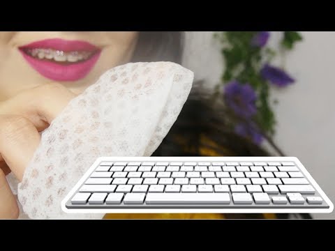 ASMR  Keyboard Cleaning