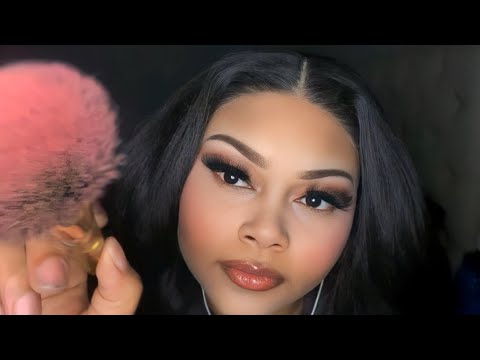 asmr| doing your makeup roleplay 💄🥰 (mouth sounds, personal attention)