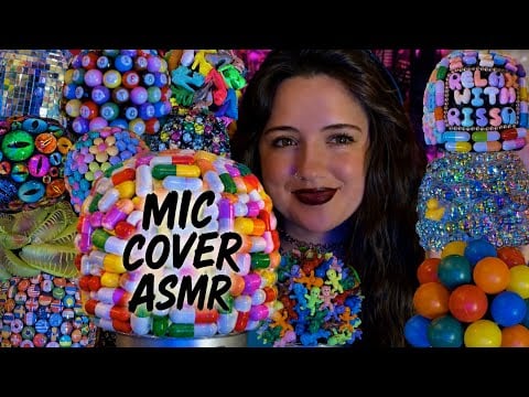 ASMR with ALL My Mic Covers! | Tapping & Scratching 🎙️❤️