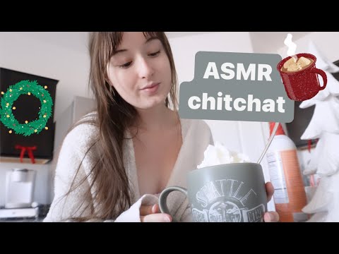 ASMR Christmas cocoa + talking☕️🎄