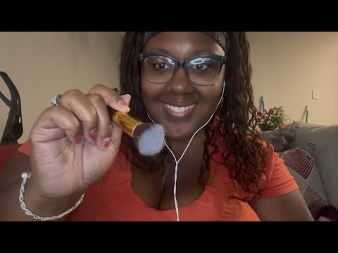 ASMR *Spit painting with makeup brush roleplay | NaytinglesAsmr