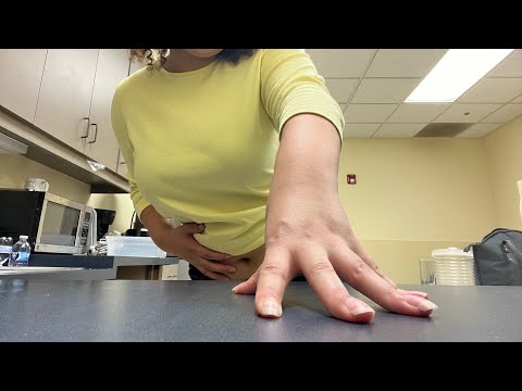 ASMR 💛clothes and tummy scratching