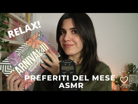 |ASMR ITA| RILASSATI CON I MIEI PREFERITI DI NOVEMBRE! collab. ASMR Sara