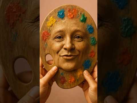 When the Painter’s Tools Come Alive...🎨 #asmr #satisfying #relaxing