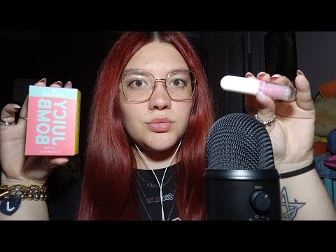 VIDEO DEDICA PER GIULIA (Lipgloss Sounds, Zampetta, Pearl Stress Ball) 😴💜 | ASMR ITA