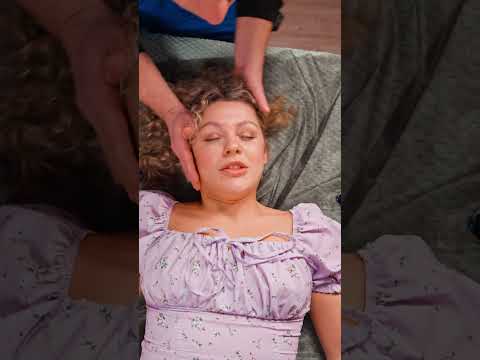 Slow ASMR neck stretches with soft crackles #neckcracks