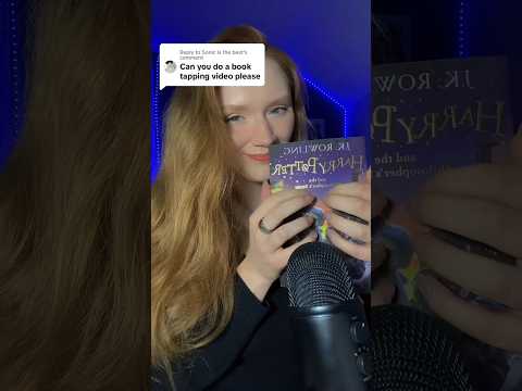 💜book tapping ASMR [fast] #beepowerasmr#booktapping#tapping#asmr#harrypotter#emojichallengeasmr