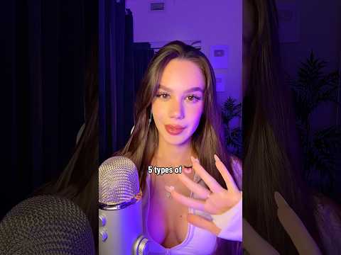 5 types of mo👅th sounds ASMR ❤️ Which one is your favourite? #asmr #asmrsounds #asmrvideo #sleep