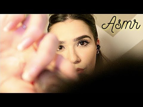 ASMR: HAND MOVEMENTS + MOUTH SOUNDS + CAMERA BRUSHING + TOUCHING - Naiane