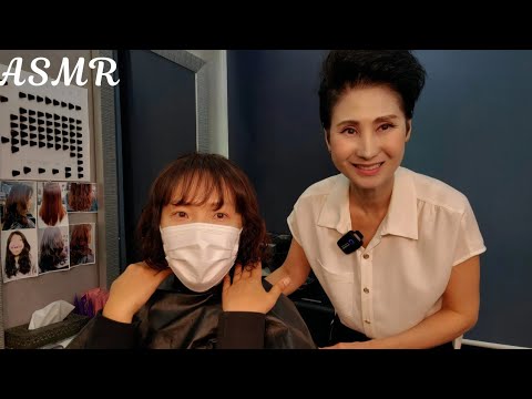미용실 ASMR 반열펌 옥셋팅 펌   Anti-heat perm Oxsetting perm/Korean hair salon